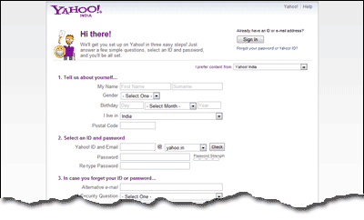 Como faco para criar um segundo e-mail?
