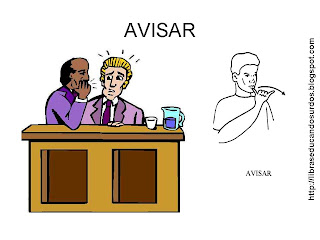 Como usar o verbo avisar?