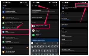 O que fazer quando a configuracao do Android apresenta falhas continuamente?